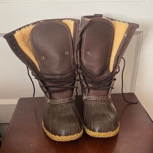 L.L. Bean Brown Winter & Rain Boots